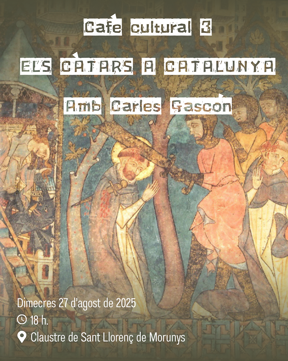 Cafè Cultural 3. Els càtars a Catalunya amb Carles Gascón