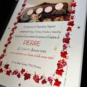 Faire-part de naissance