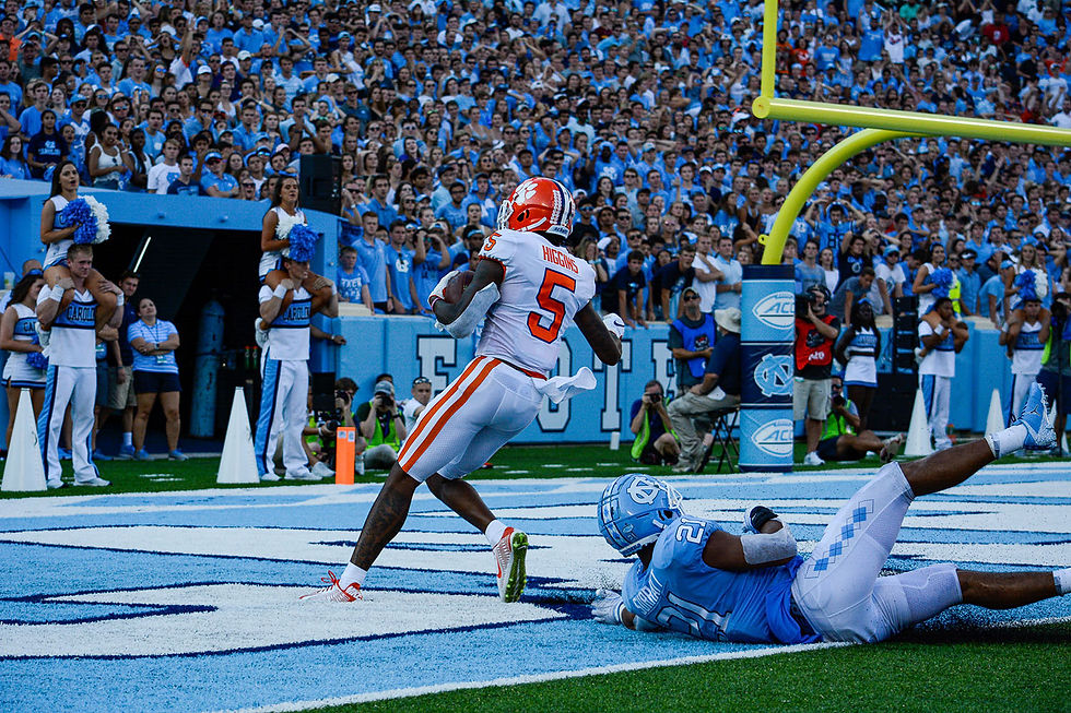 The last time Clemson came to Chapel Hill? A narrow 21-20 escape as the nation's #1 squad. Can UNC exact revenge?