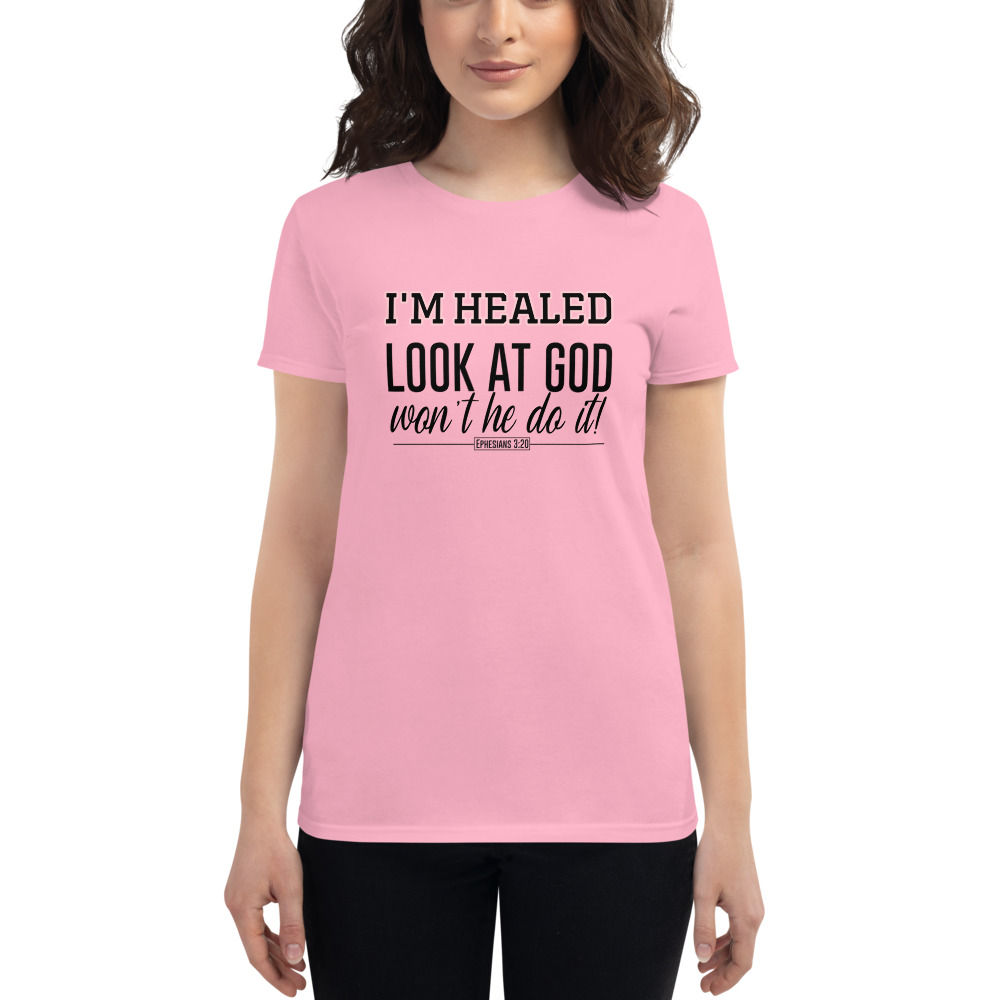 Look at God! Women's short sleeve t-shirt  - Cancer Free