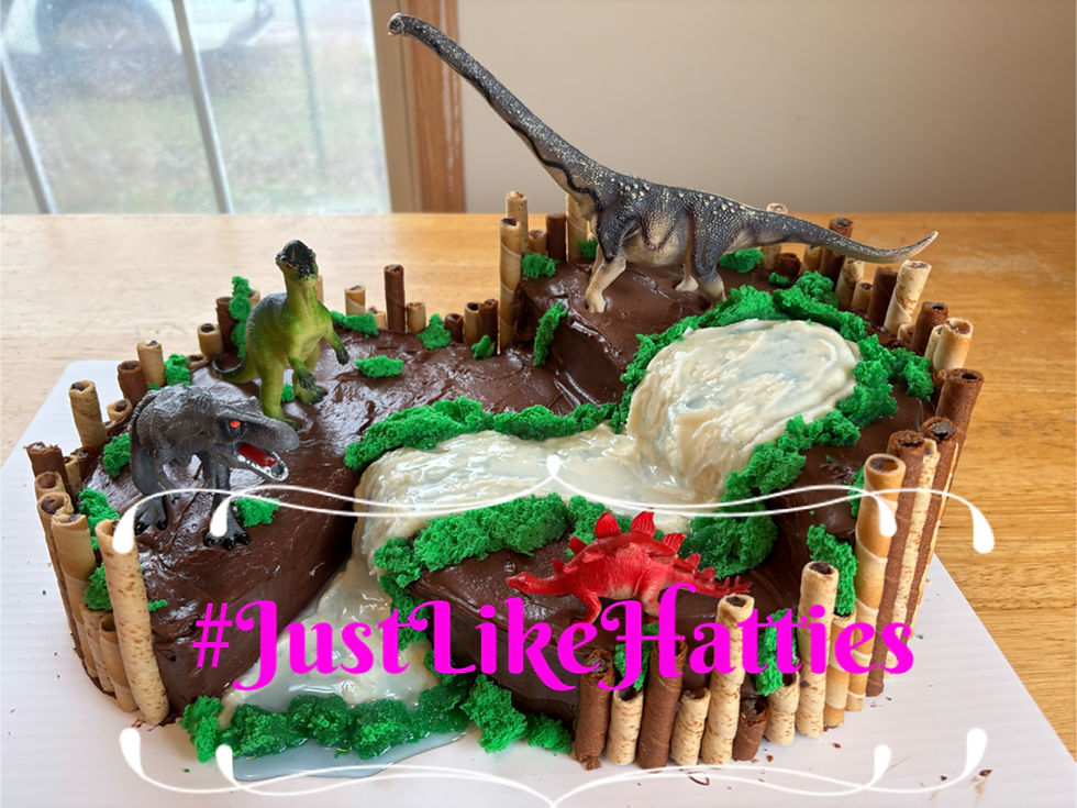 Dinosaur Birthday Cake