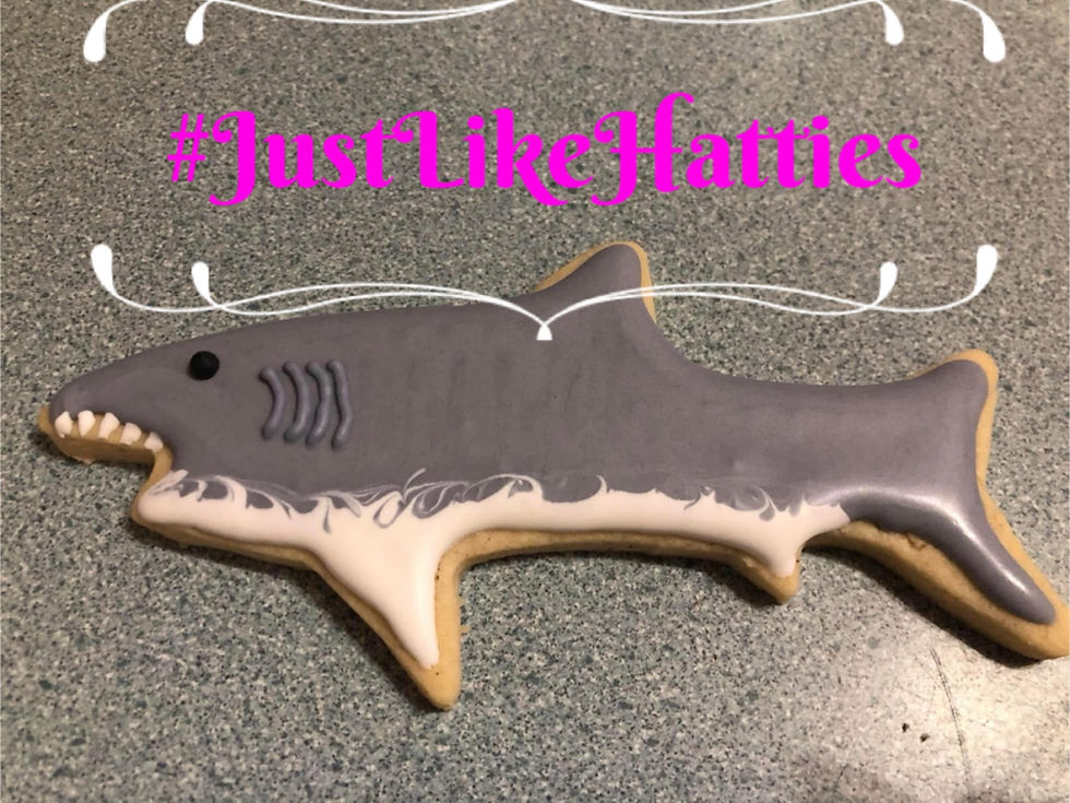 Shark Sugar Cookies