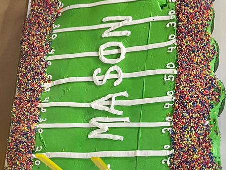 Football Stadium Cupcake Cake