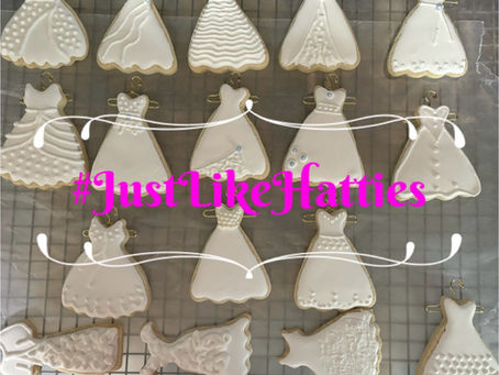 More Wedding Dress Sugar Cookies