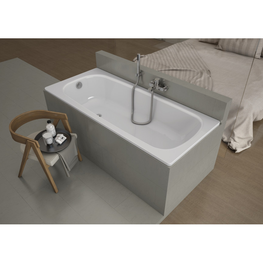 Baignoire en acier émaillé avec fond antidérapant