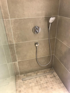 Pose de douche