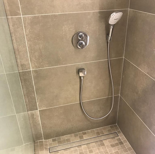 Pose de douche