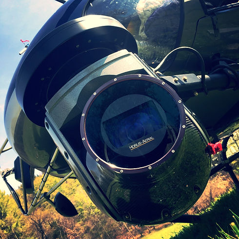 Camera cineflex - prise de vue aérienne