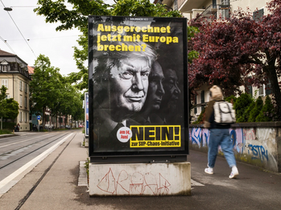 Poster Nein zur Chaos-Initiative