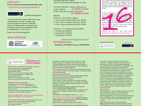 Concorso letterario 2022