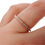 Miniatura: Anillo de la Eternidad Oro Rosa