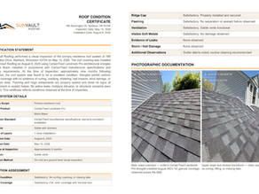 a detailed roof inspection from Sun Vault Roofing is much better than a generic home inspection when buying or selling a home