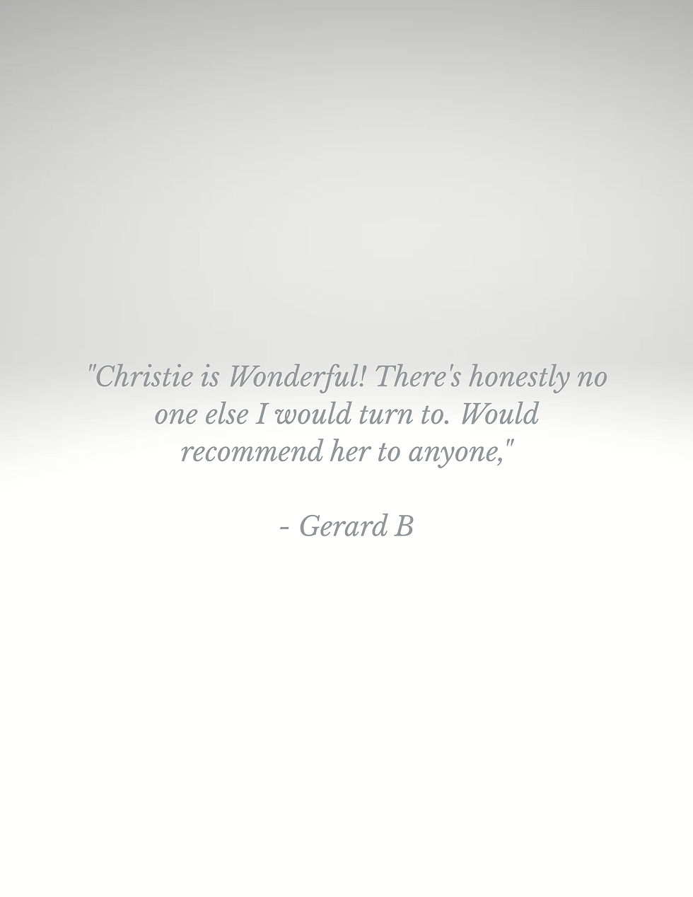 Christie far exceeded any expectations we had