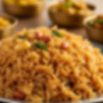 Puliyogre (Temple style Tamarind rice)