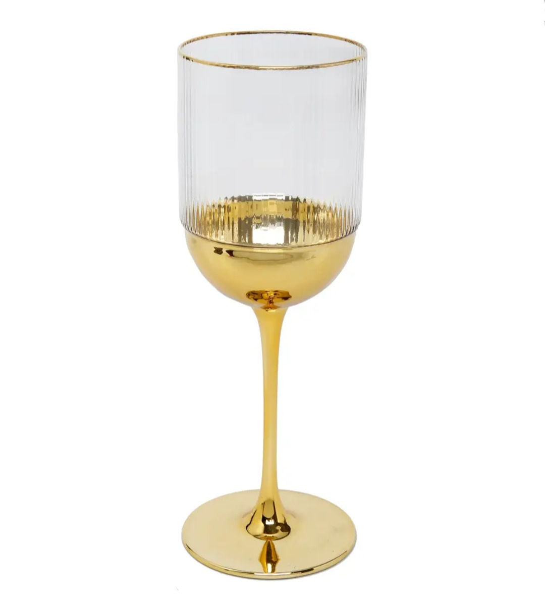 Ensemble de 6 verres à pied luxueux 
