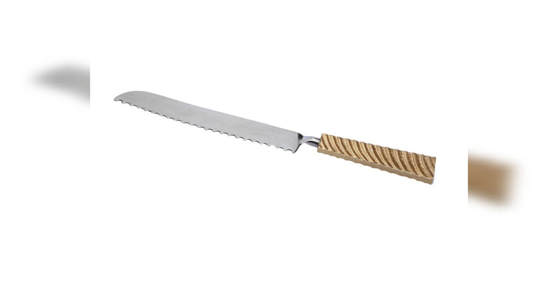 Couteau avec manche ondulé 