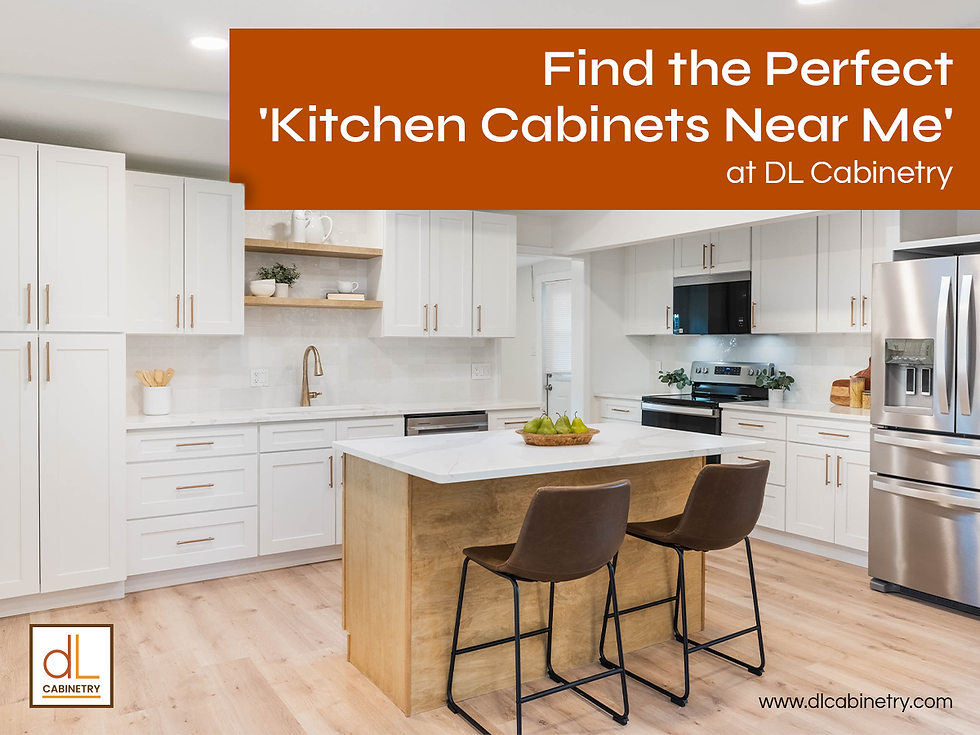 Modern white kitchen with island and shaker cabinets – kitchen cabinets near me at DL Cabinetry