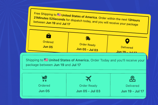 Delivery banner