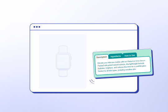 Tabs banner