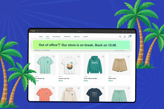 Vacation Mode banner