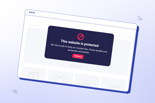 Adblock banner
