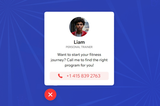 Call banner