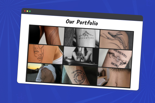 Portfolio banner