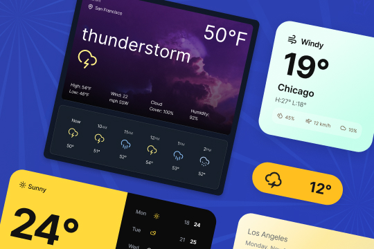 Weather banner