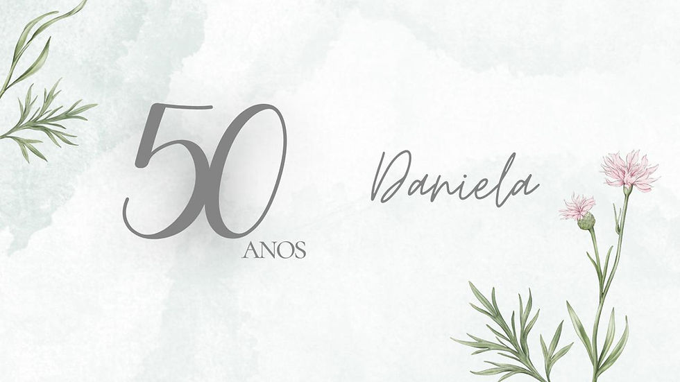 Aniversário 50th Daniela