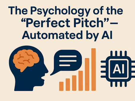 The Psychology of the “Perfect Pitch” — Automated by AI