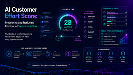AI customer effort score