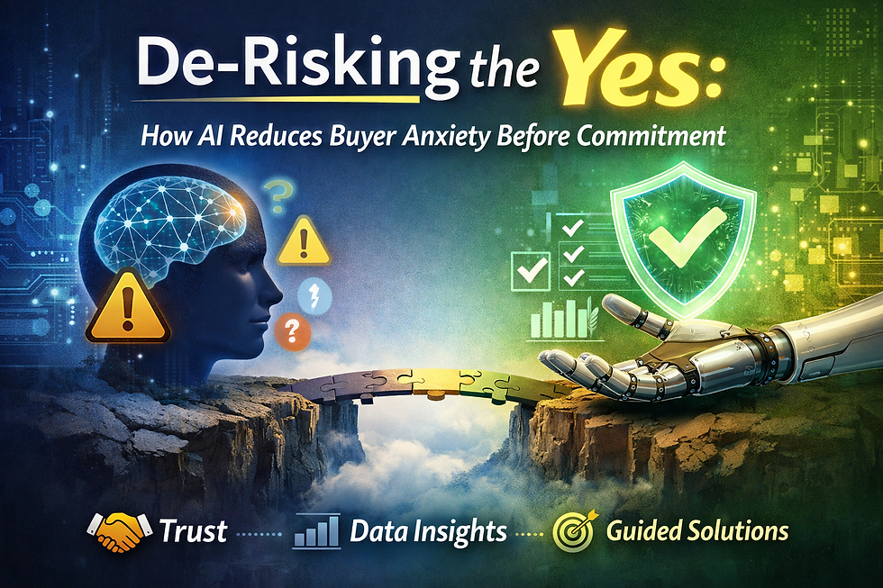 De-Risking the Yes: How AI Reduces Buyer Anxiety Before Commitment