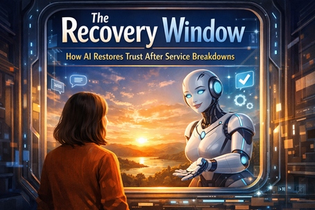 The Recovery Window: How AI Restores Trust After Service Breakdowns