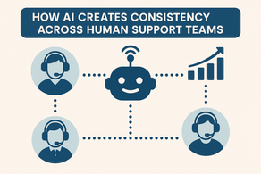 How AI Creates Consistency Across Human Support Teams