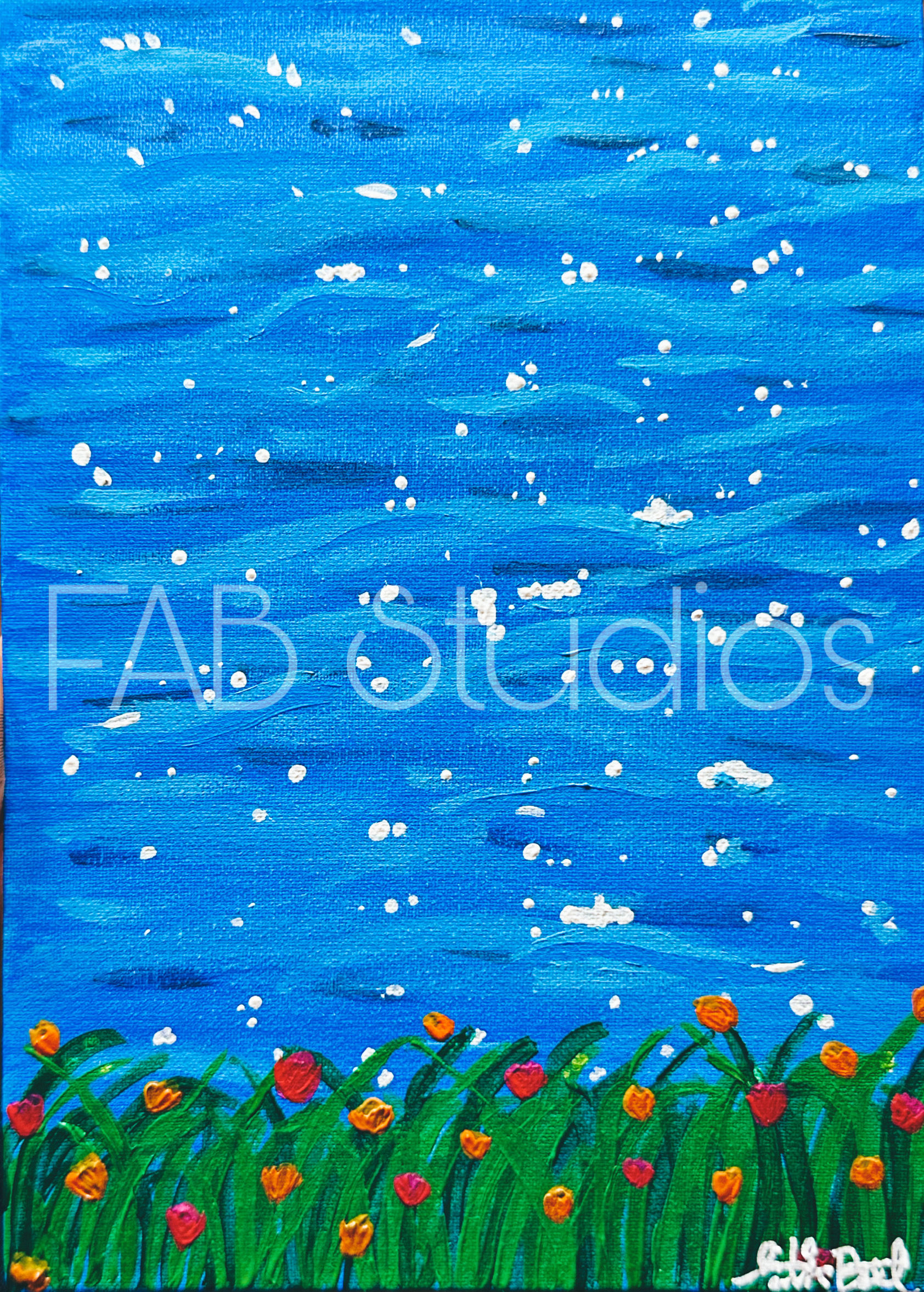 Reflections In Blue