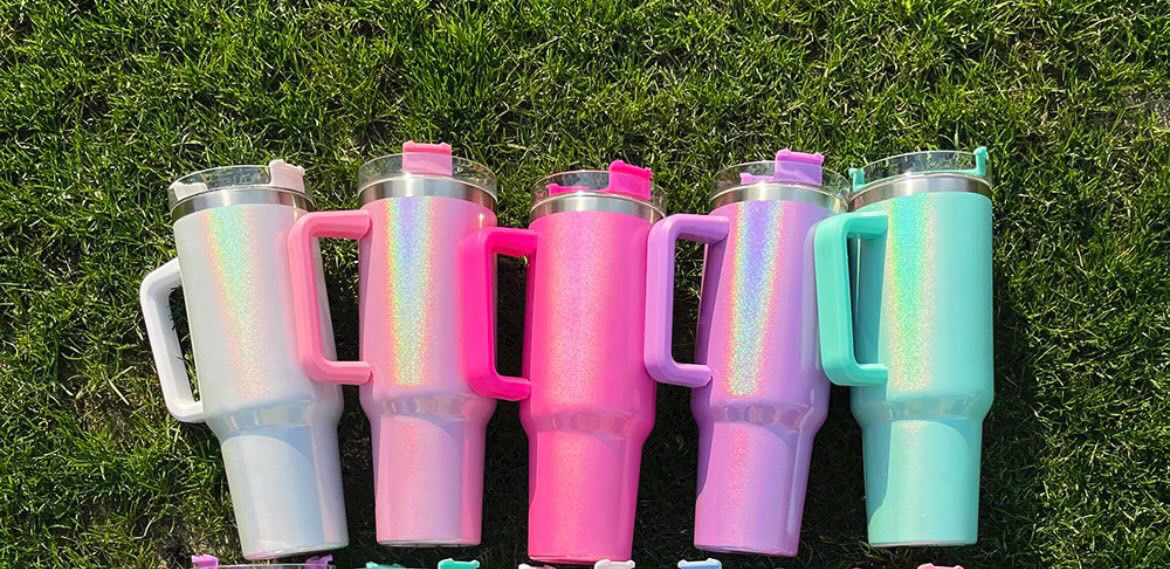 40oz Shimmer Sublimation Travel Mug
