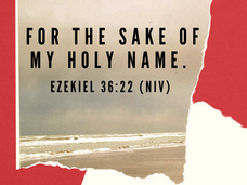 For the Sake of….Whose Name?