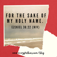 For the Sake of….Whose Name?