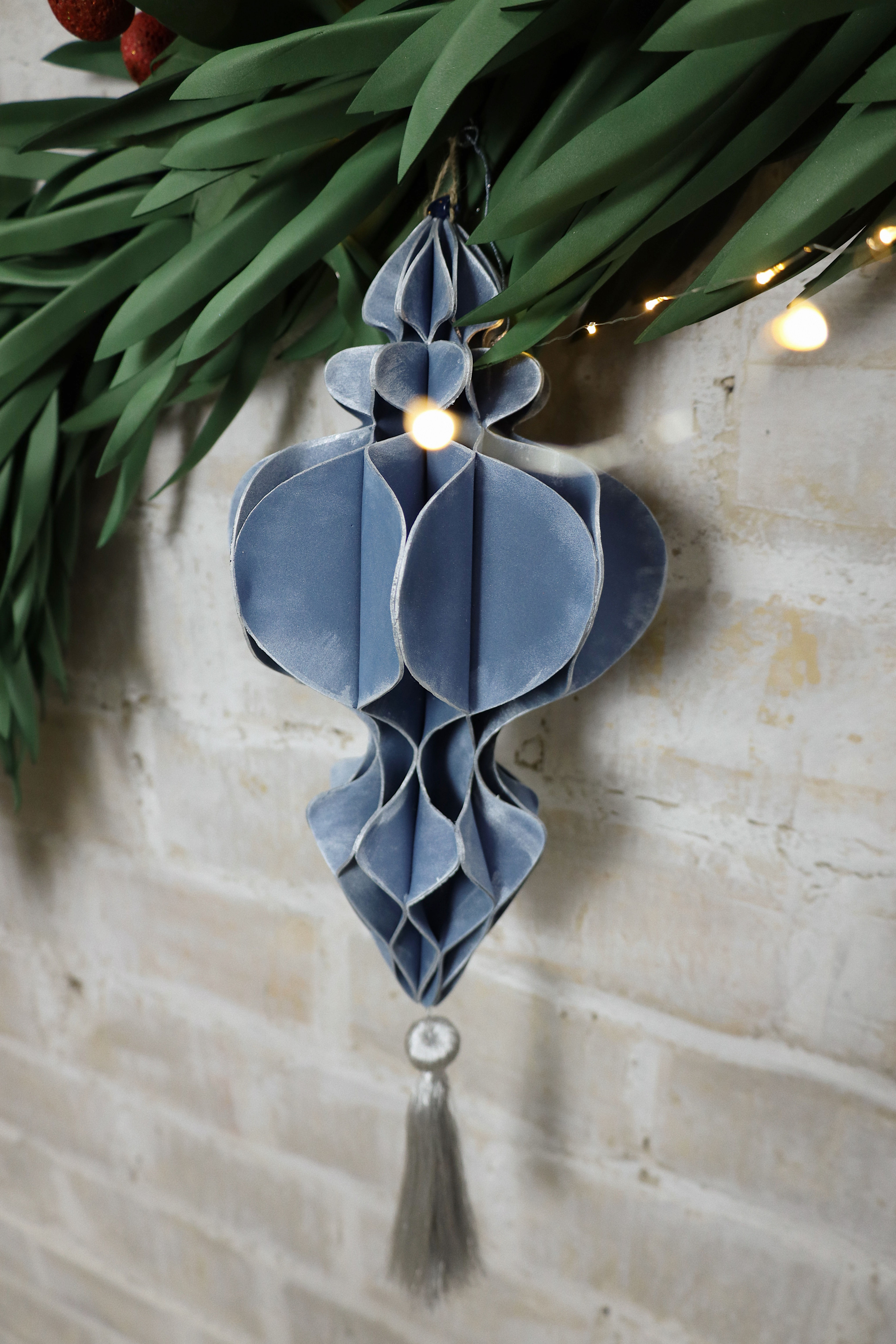 Гігантська новорічна прикраса "бурулька" 62 см