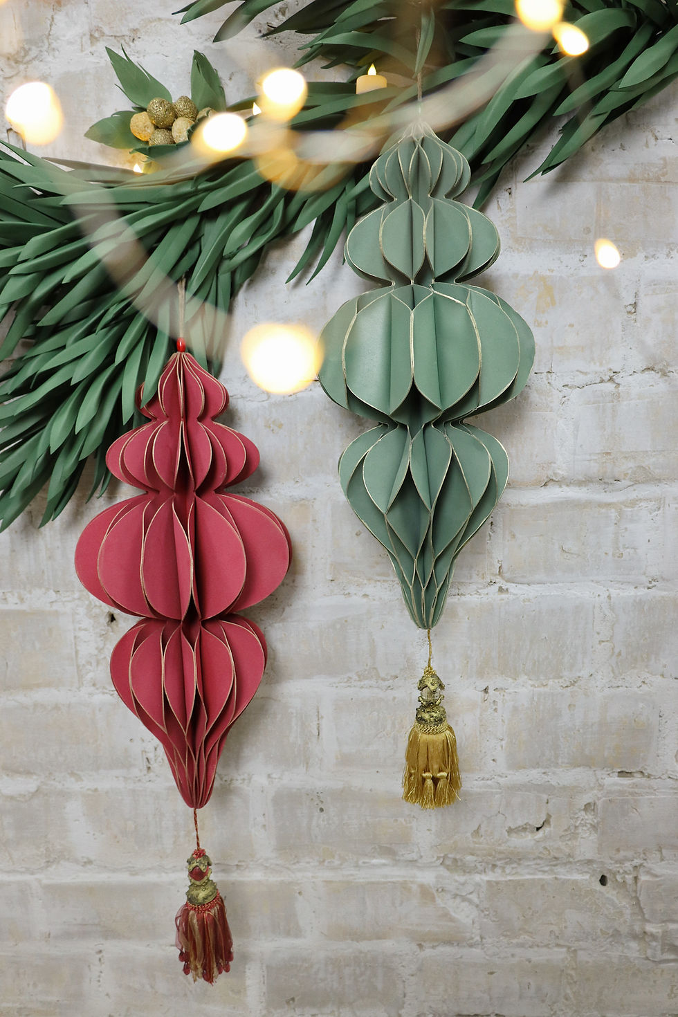 Гігантська новорічна прикраса "Бурулька" 85 см