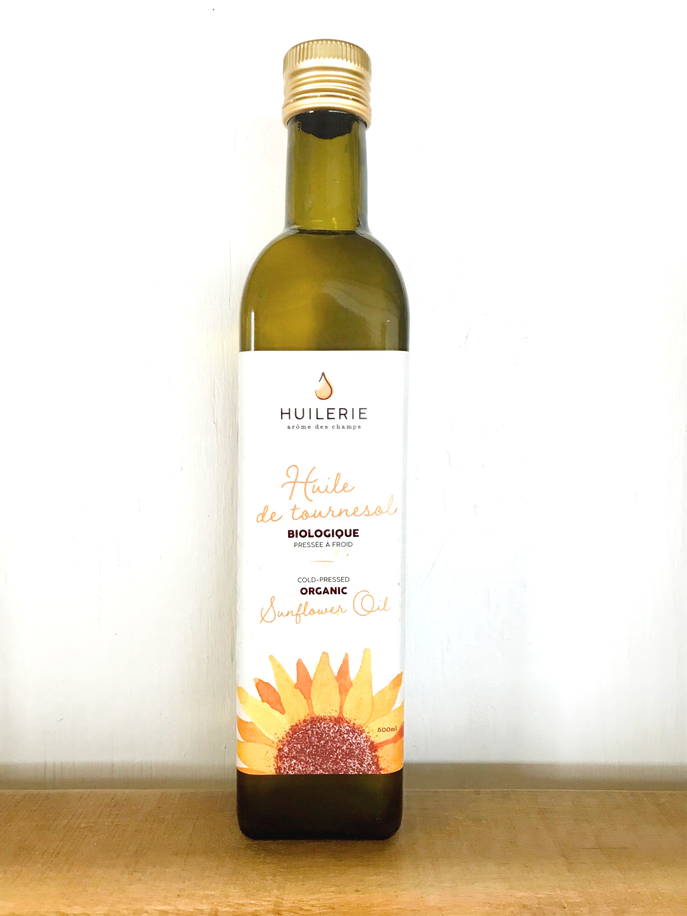 Huile de tournesol biologique