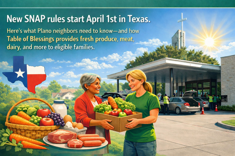 New SNAP rules start April 1st in Texas.