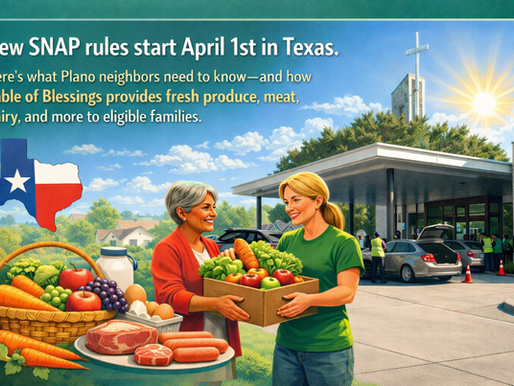 New SNAP rules start April 1st in Texas.