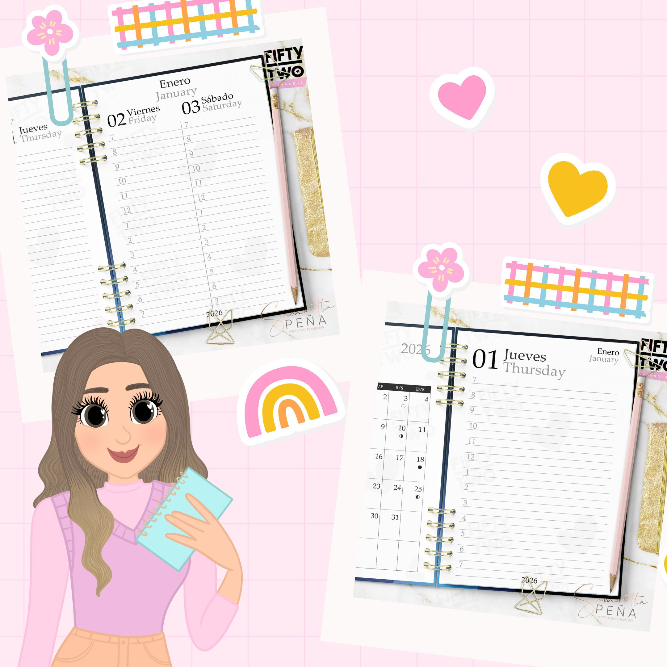 Kit Ejecutivas Español e Ingles 2026