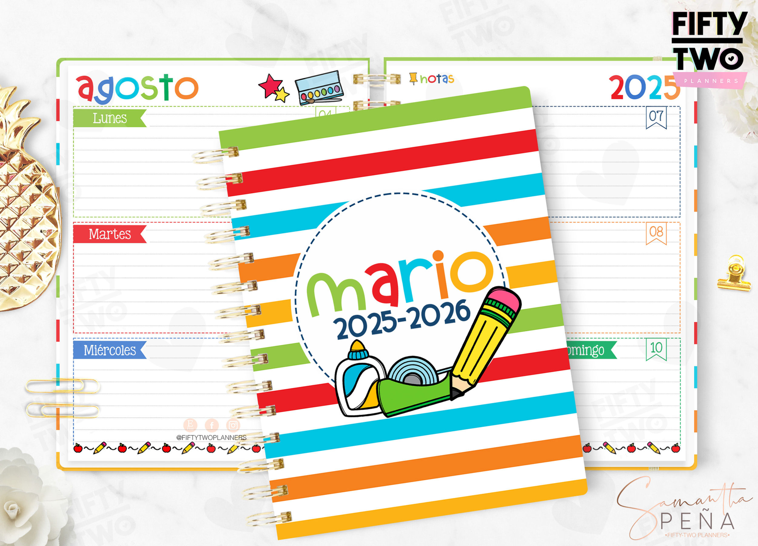 Agenda Maestro Rainbow