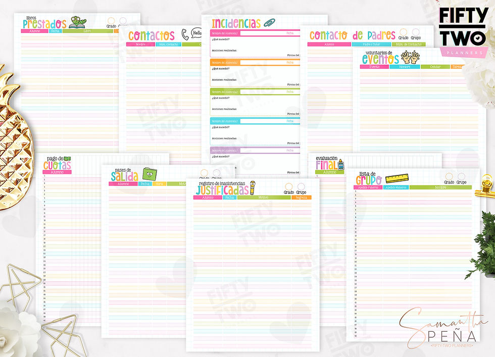 Miniatura: TEACHER PREMIUM RAINBOW 2026 - 2027