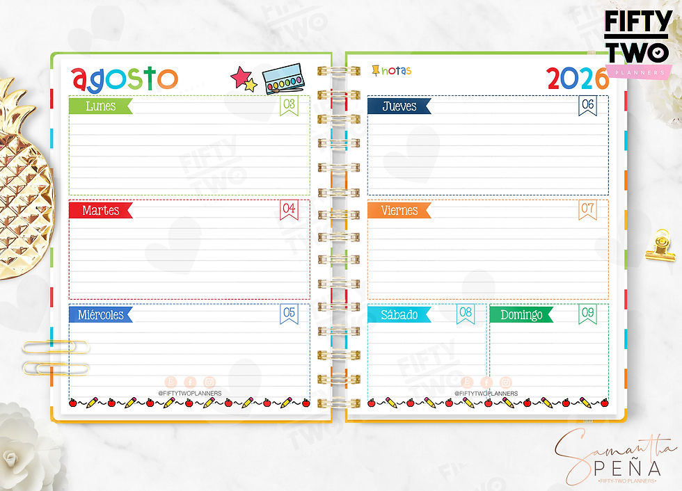 Miniatura: Agenda Maestro Rainbow