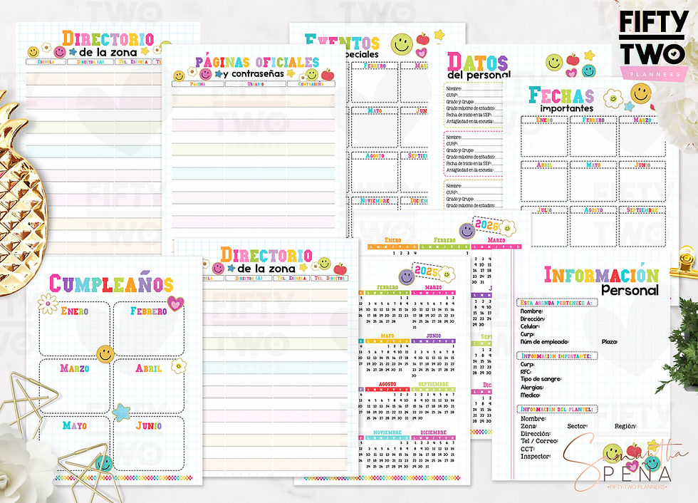 Miniatura: AGENDA DIRECTIVA HAPPY COMPOSITION 2026-2027