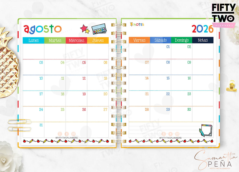 Miniatura: Agenda Maestro Rainbow