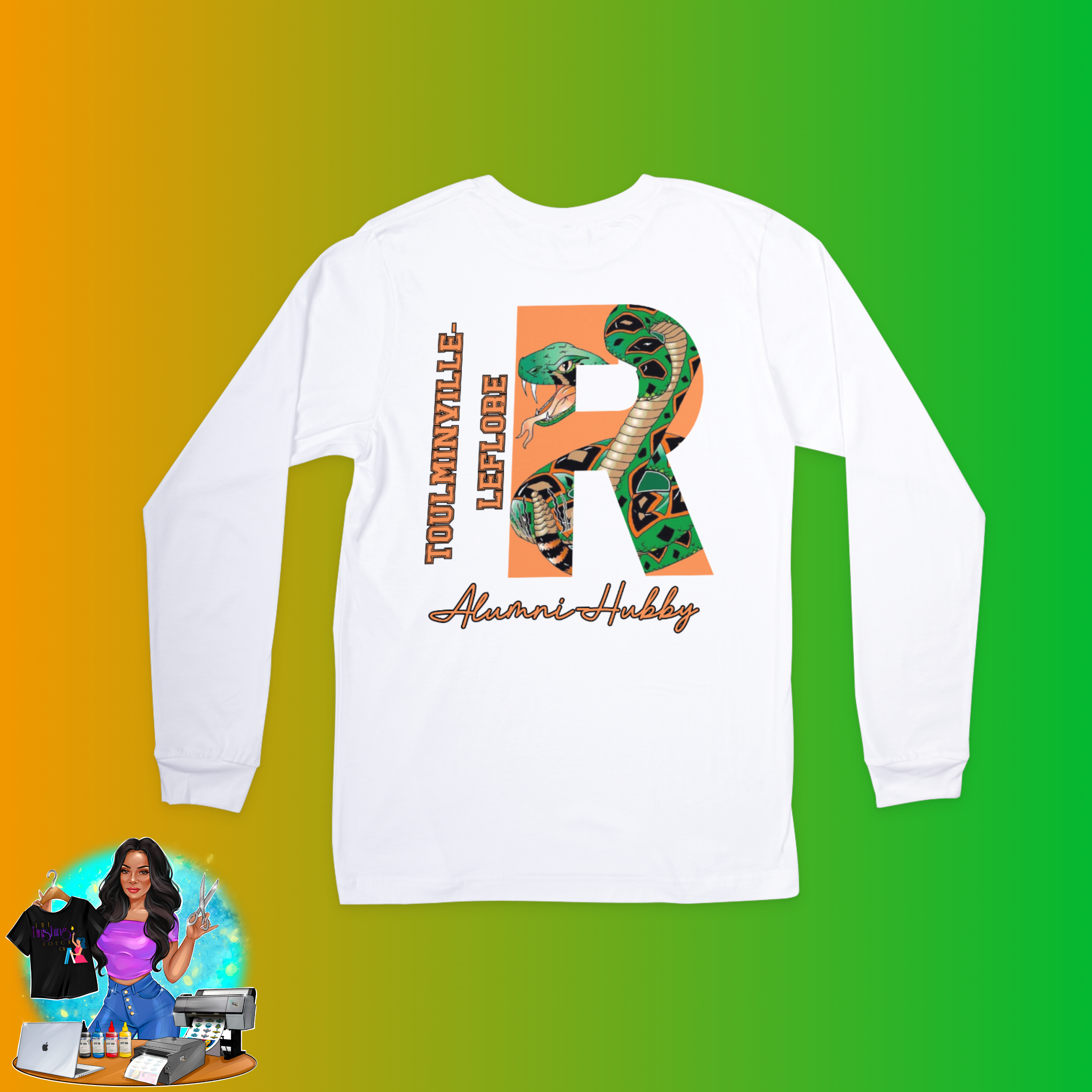 Alumni Hubby Long Sleeve Tshirt